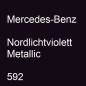 Preview: Mercedes-Benz, Nordlichtviolett Metallic, 592.